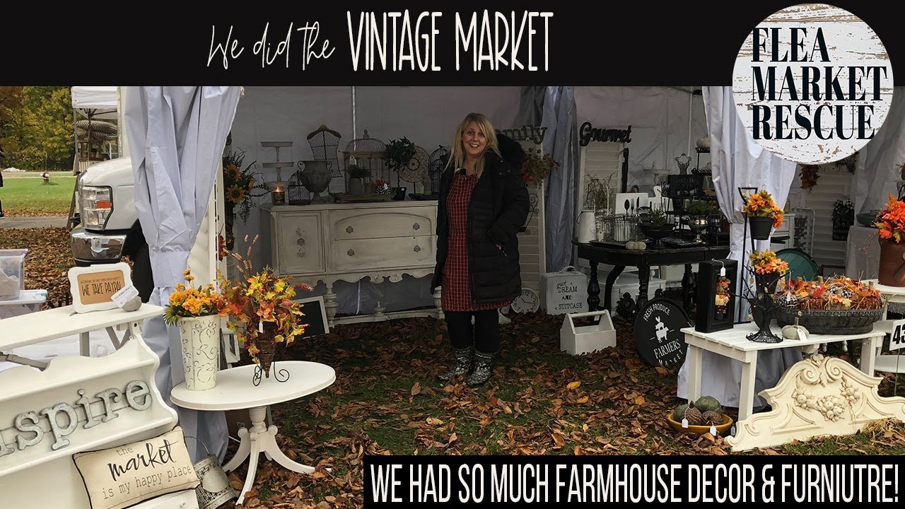BECOMING A VENDOR AT A VINTAGE MARKET-FURNITURE MAKEOVERS AND HOME DECOR