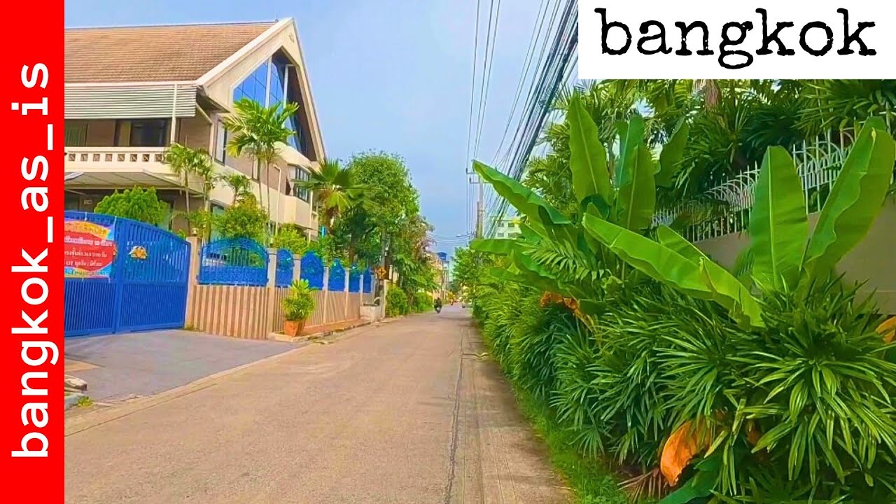 bangkok morning walk - bts bearing area - 2024