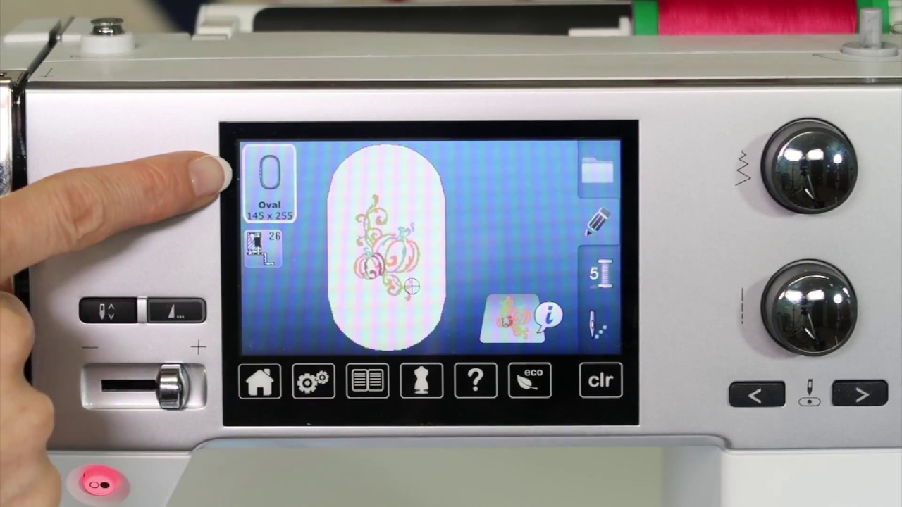 Bernina 560 82 Embroidery Functions Overview