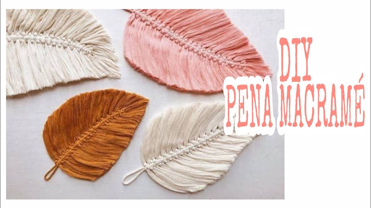 DIY: Pena de macramé SUPER FÁCIL 😱