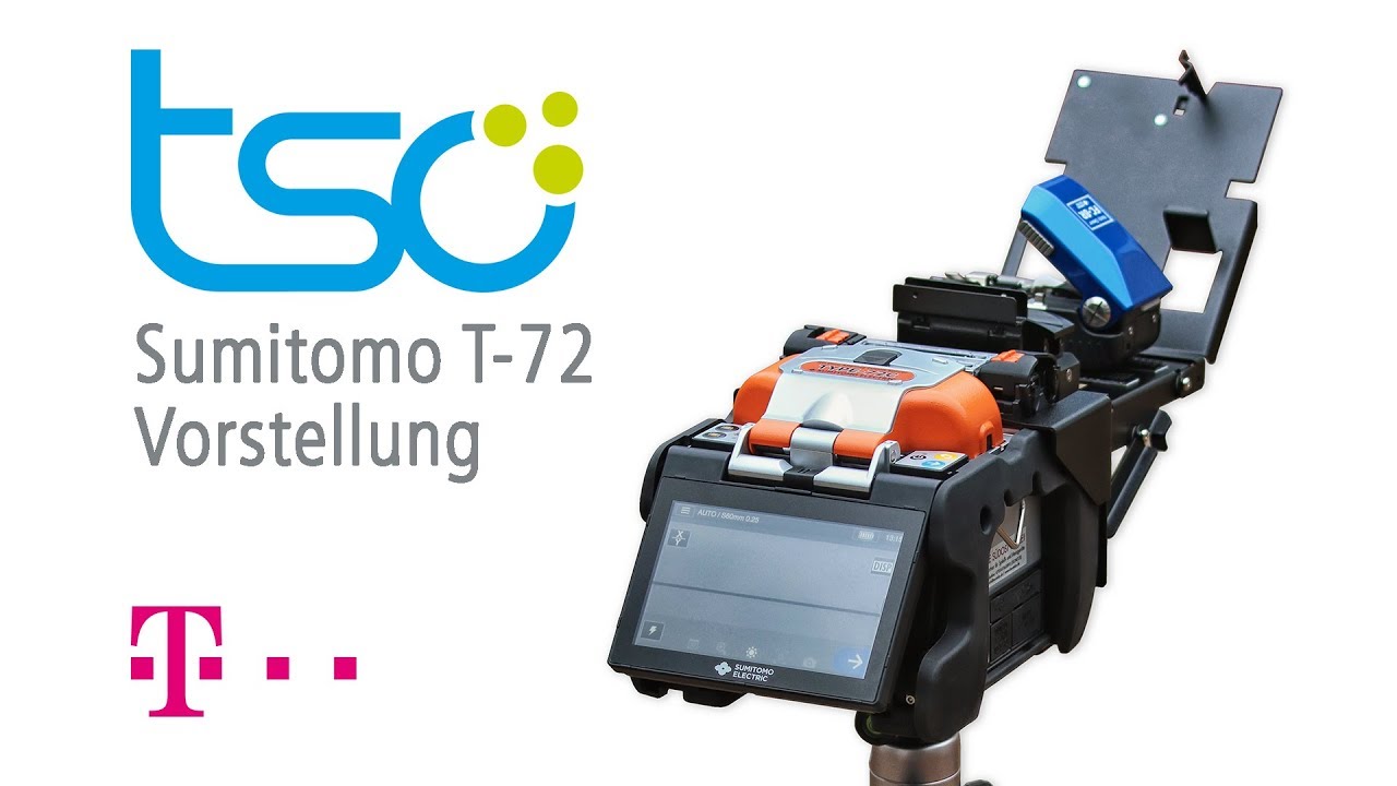 Sumitomo T-72C 3-Achsen Spleißgerät mit Telekom Freigabe