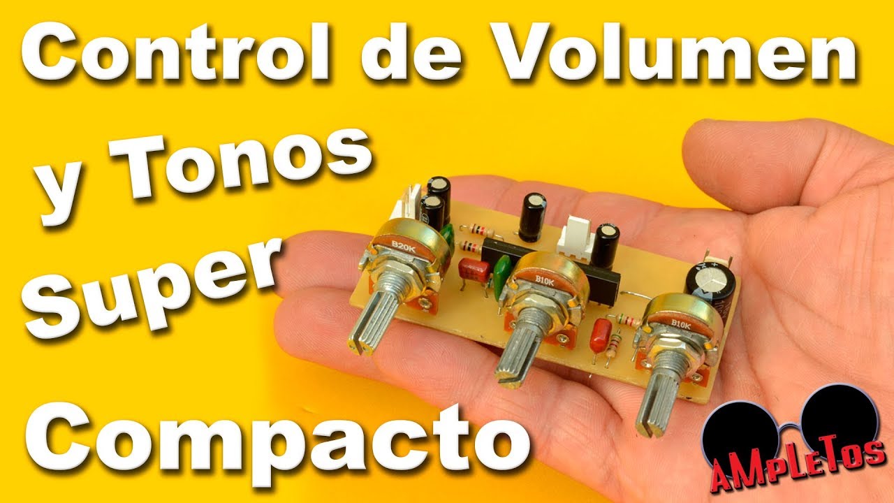 Control de tonos y volumen controlados por tensión con AN5835