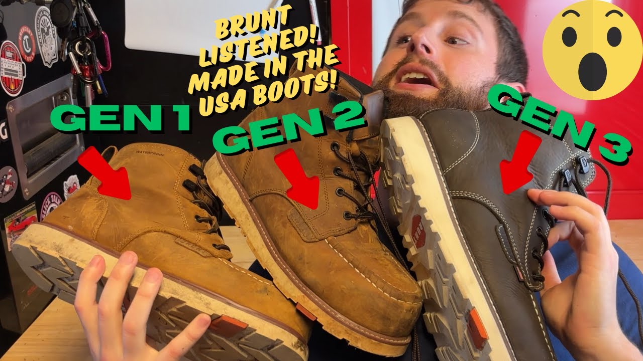 BRUNT LISTENED! Marin Gen 3 Made in the USA + Good Year Welt! ALL GENERATIONS COMPARED!