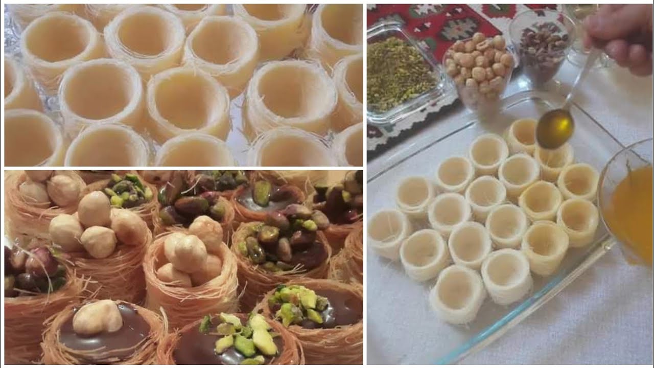 طريقة تحضير كنافة عش البلبل أطيب تحلية رمضانية بكل التفاصيل/3och bolbol