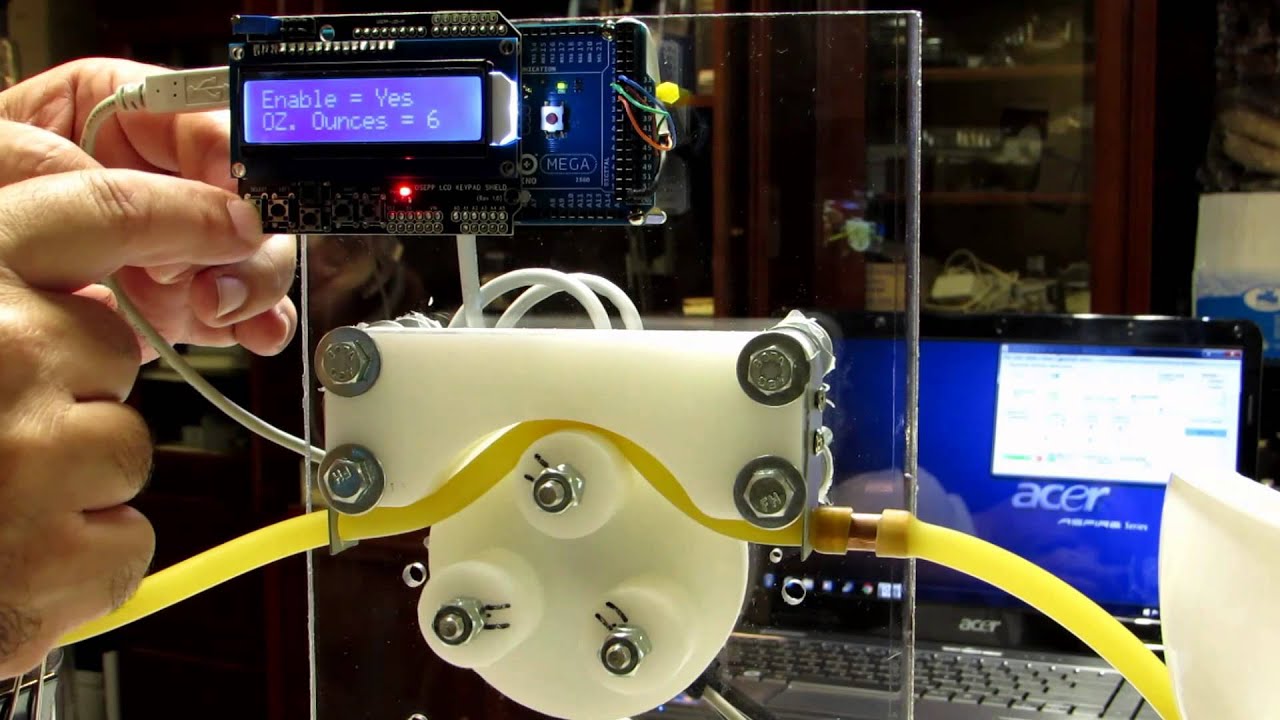 Peristaltic dosing pump