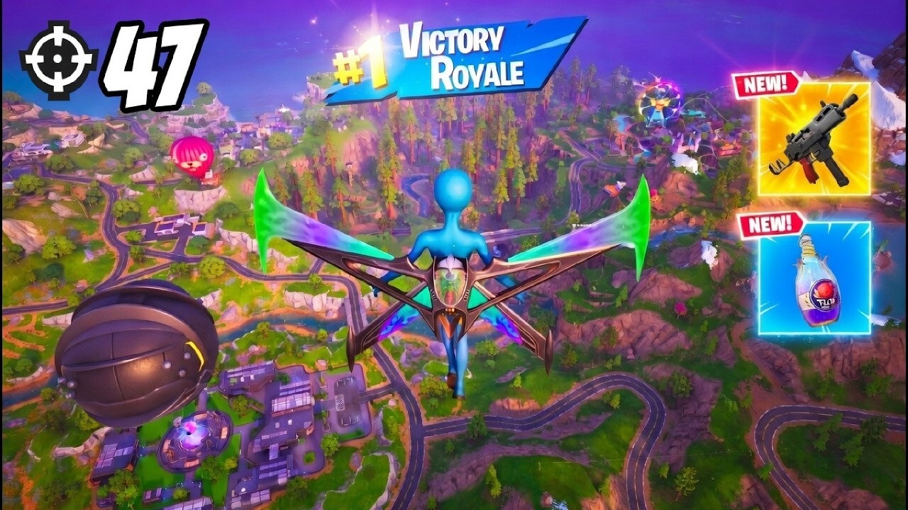 47 Eliminations Full Gameplay Wins Zero Build (Fortnite Chapter 7 Season 1)