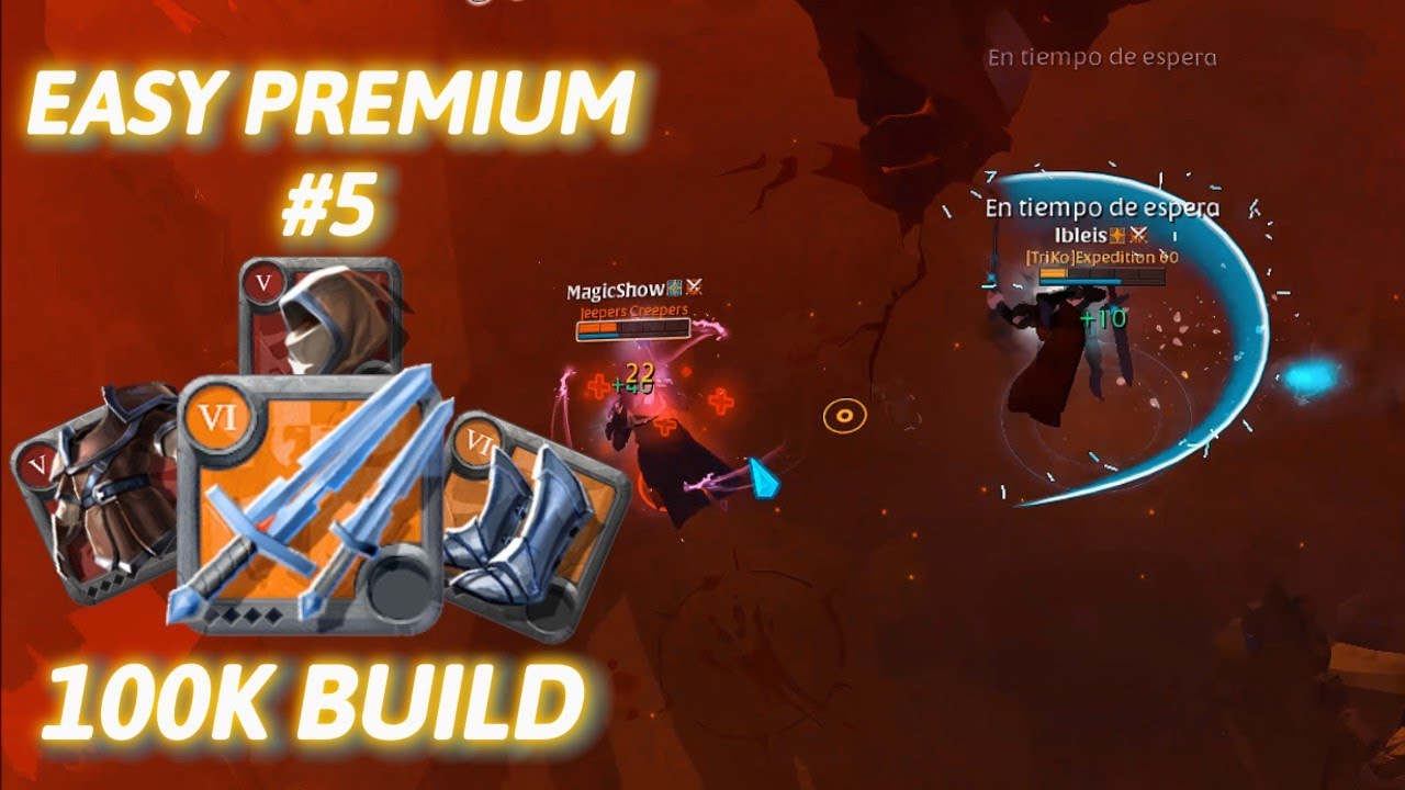 EASY PREMIUM WITH 100K BUILD #5 | CORRUPTED DUNGEONS | Albion Online PVP