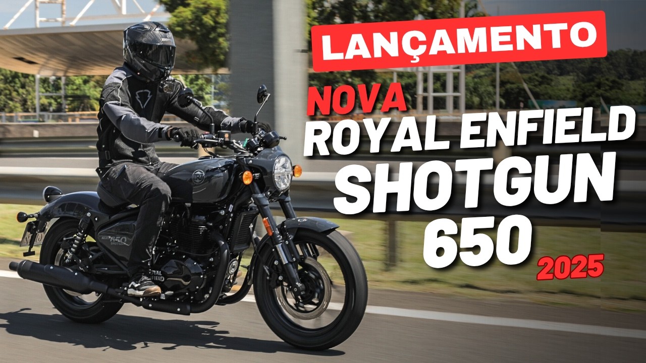 ROYAL ENFIELD SHOTGUN 650 2025 - Primeiras impressões, versões, valores e TopSpeed