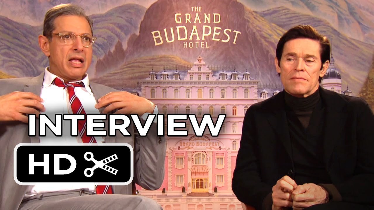 The Grand Budapest Hotel Interview - Jeff Goldblum, Willem Dafoe (2014) - Comedy Movie HD