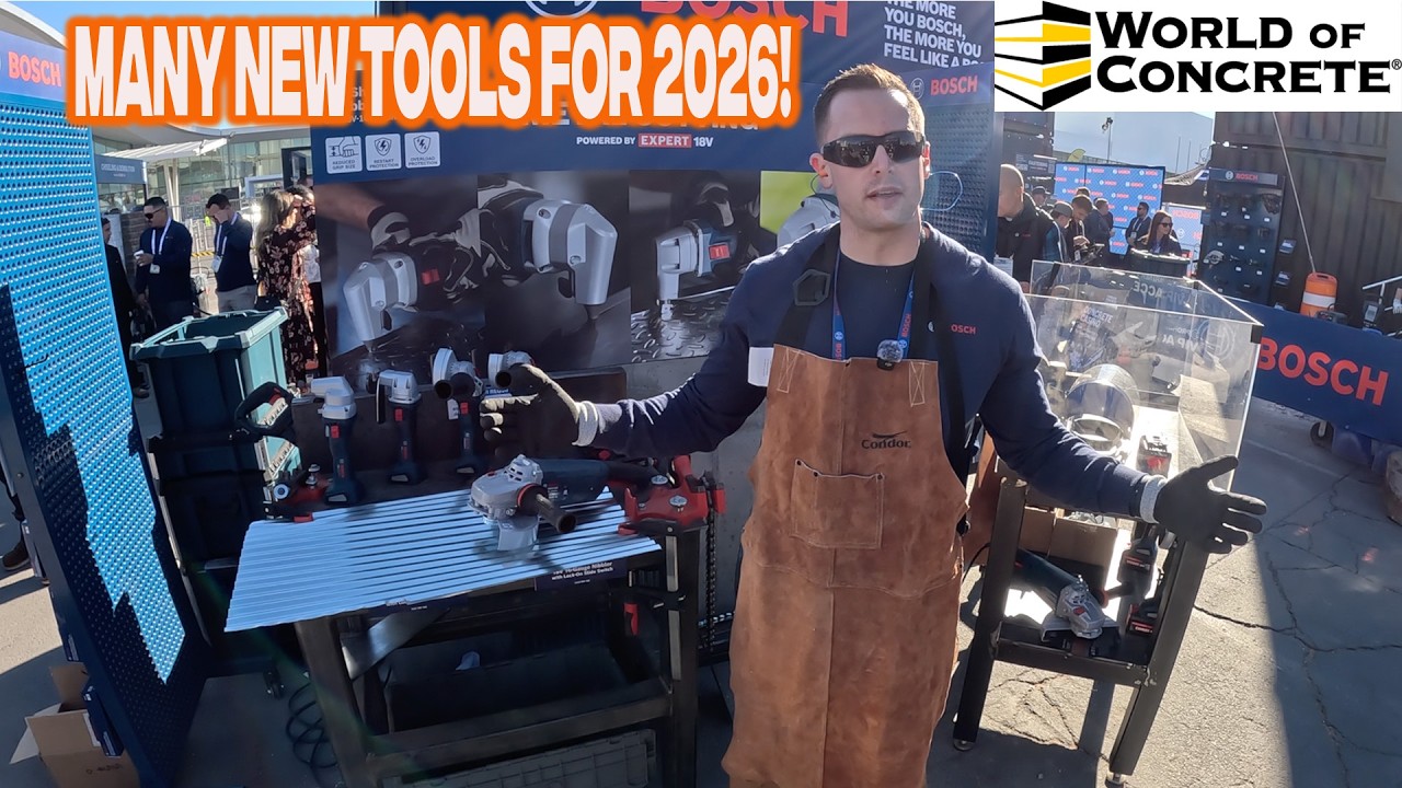 Новинки электроинструментов Bosch на выставке World Of Concrete 2026 | Узнайте, что нового!