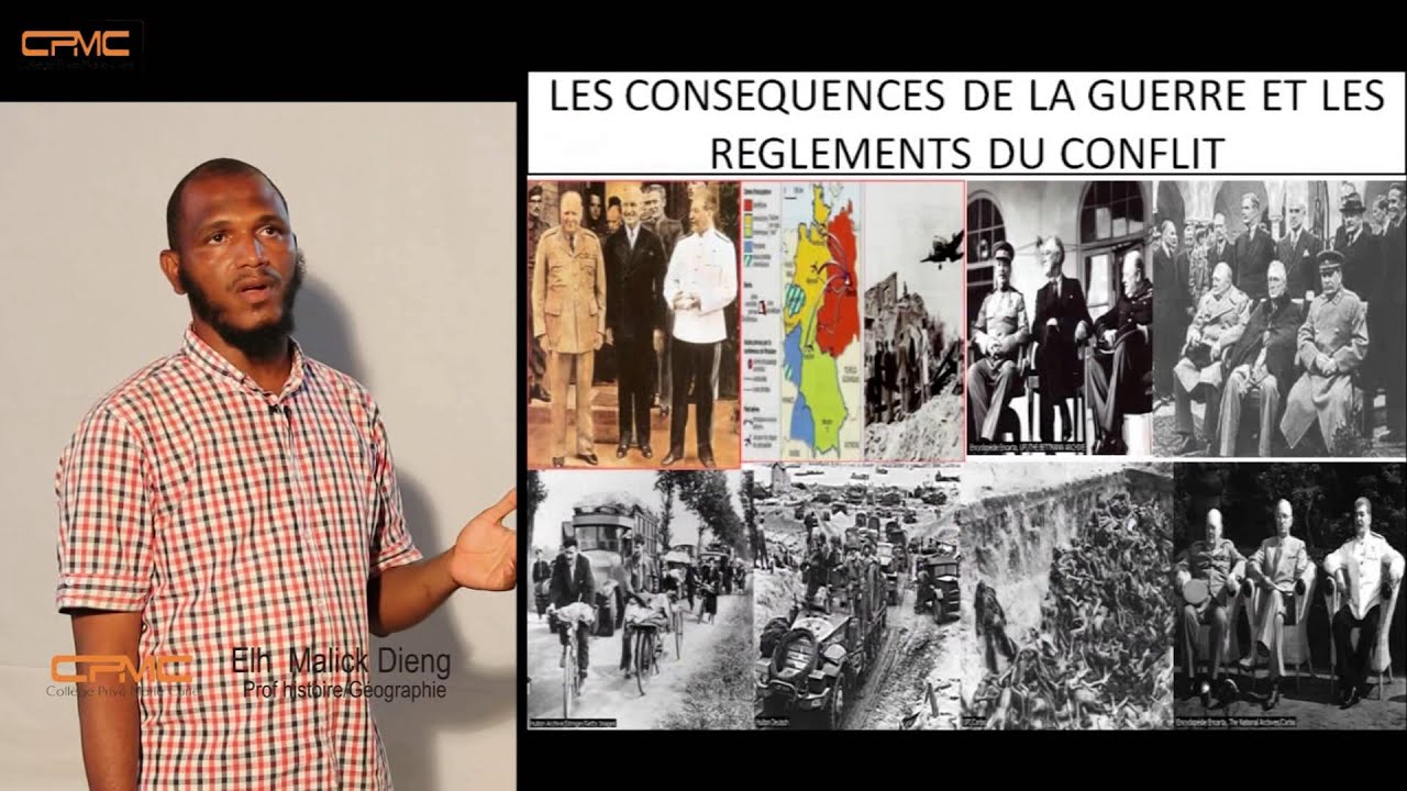 Les cons&eacute;quences de la guerre et les r&eacute;glements du conflit