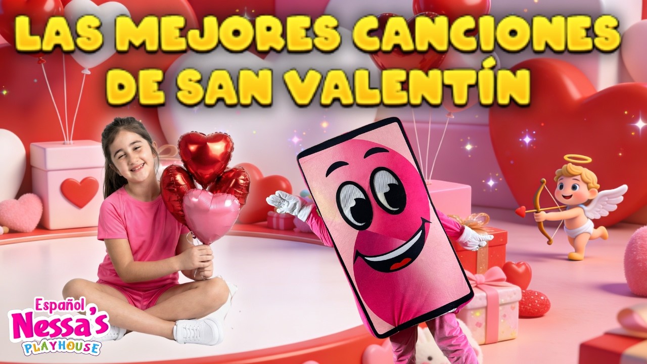 Canciones Niños Valentín Mix 2026 | Mejores Canciones de Valentín Preescolar | Eres mi Valentín ❤️🧸