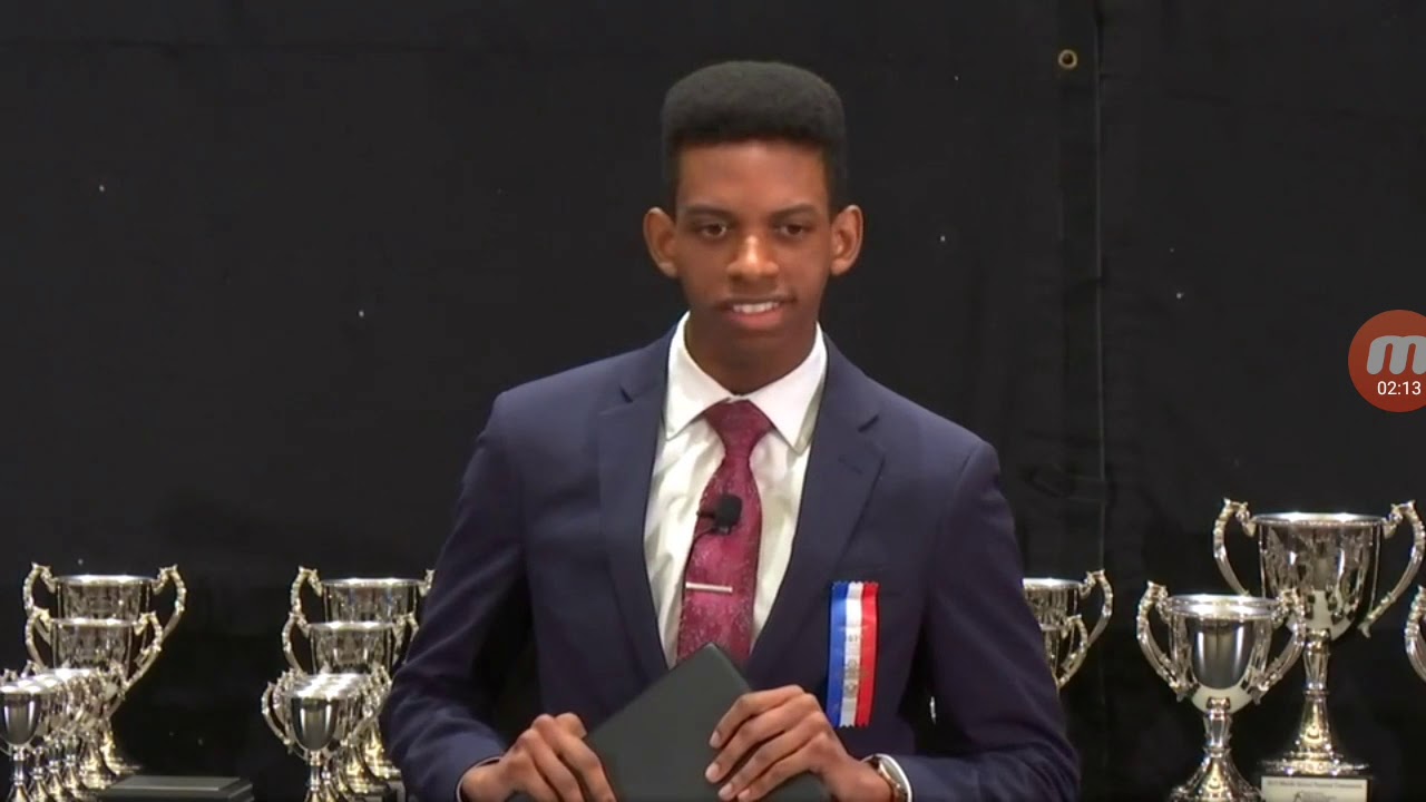 NSDA '19 Poetry reading- Joshua Moton (National Champion) "Black Faith"