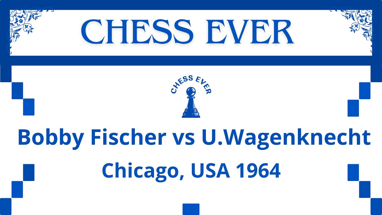 Bobby Fischer vs Uwe Wagenknecht. Chicago, USA 1964