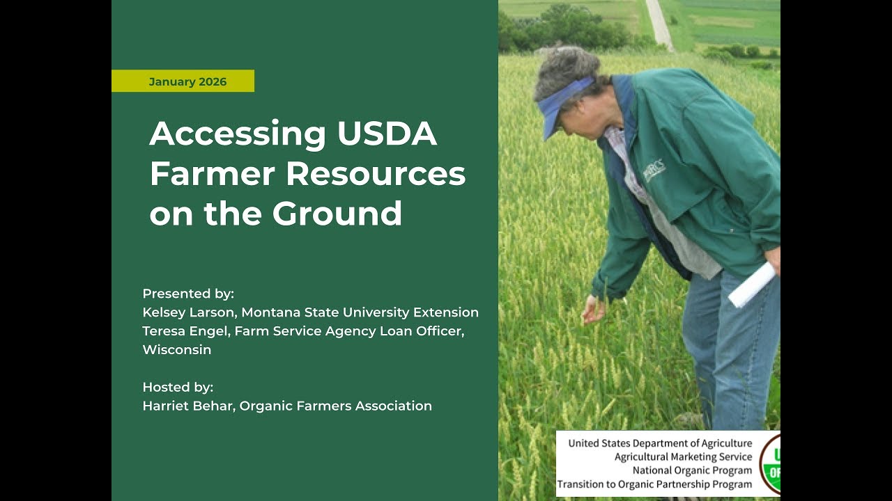 Accessing USDA Farmer Resources on the Ground: NRCS and FSA
