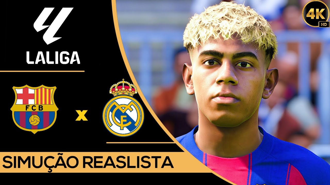 BARCELONA X REAL MADRID | LA LIGA 25/26 | PES 2021 4KHDR ULTRA REALISTA GAMEPLAY GOGOSZ PATCH.