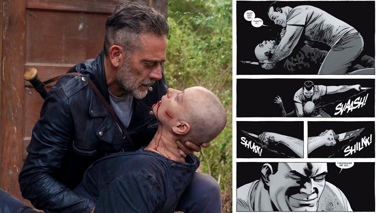 Różnice między śmiercią bohaterów z serialu, a w komiksie The Walking Dead // Część 3