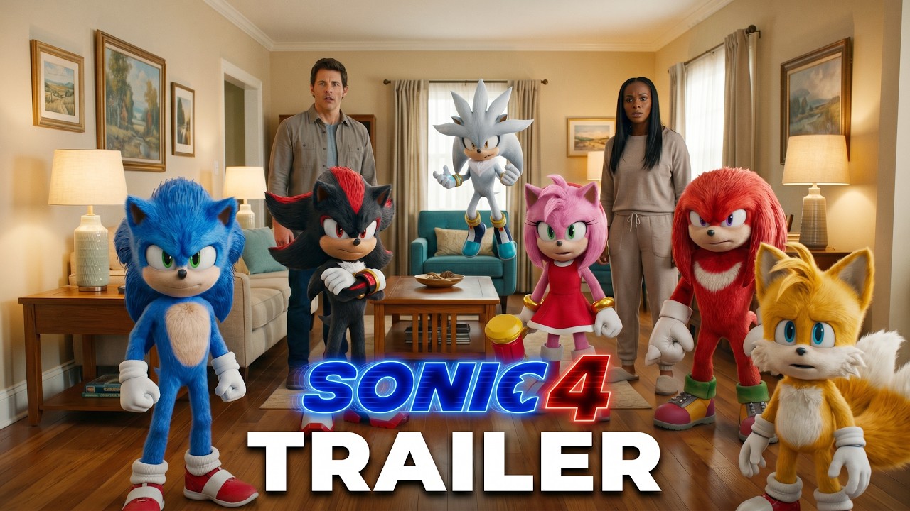Соник Ёж 4 (2027) | Джим Кэрри, Киану Ривз, Джеймс Марсден | Концептуальный трейлер