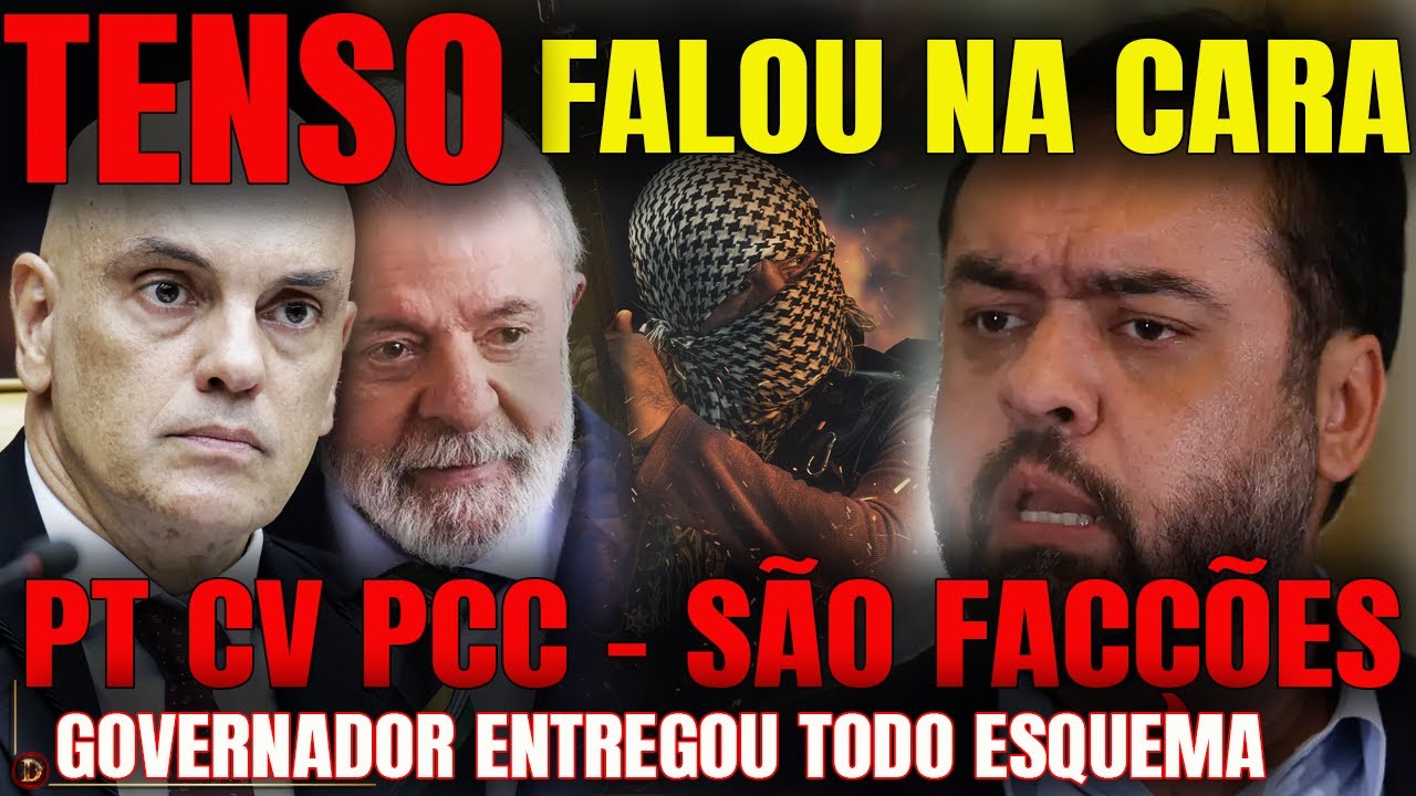 GOVERNADOR DO RIO DETONOU - LULA, DINO E MORAES - E ENTREGOU TUDO A TRUMP - PT PCC E CV S&Atilde;O FAC&Ccedil;&Otilde;ES