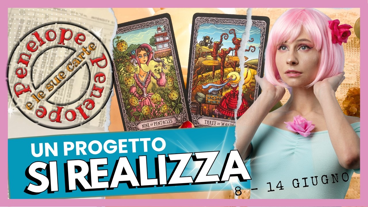 TAROCCHI PREVISIONI SETTIMANALI dal 8 al 14 Giugno 2026  &bull; Una telefonata risolutiva ☘️🎉
