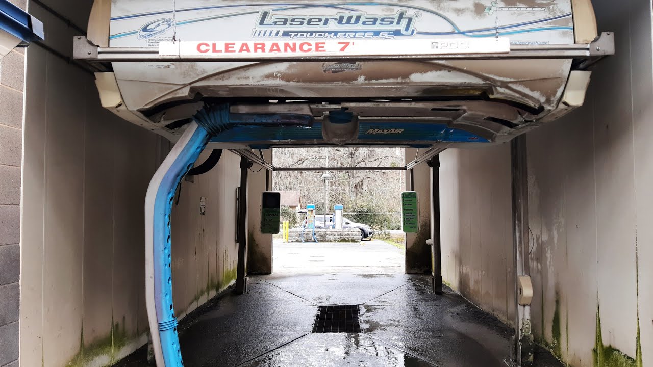 HIDDEN Laserwash G5 with RARE Onboard MAXAIR Dryers at Spin'N'Span Car Wash in Hardeeville, SC