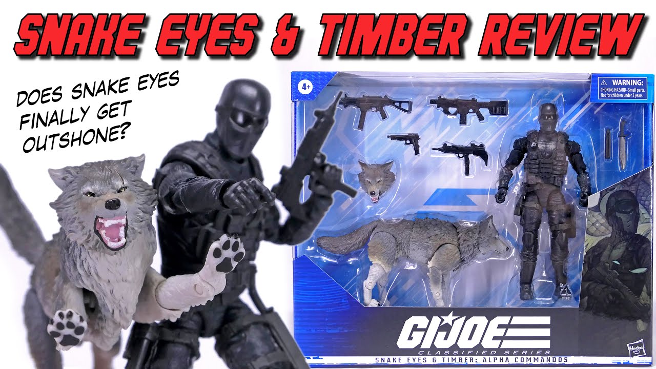 Snake Eyes and Timber Alpha Commandos Unboxing and Review G.I. Joe Classified Series
