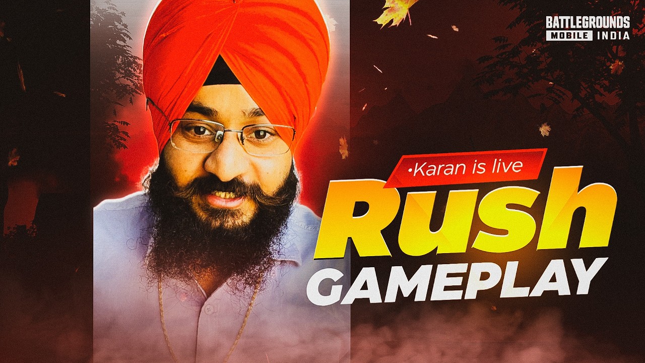 RUSH GAMEPLAY #pubglive #pubgfunnymoments #Barkle #bgmi