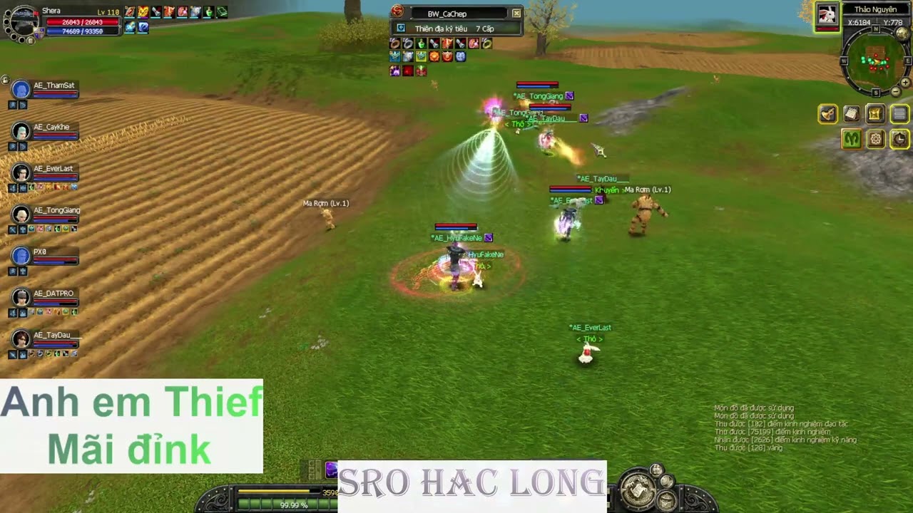SRO Hắc Long: Bard/ Cleric