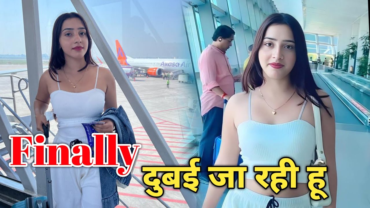 Finally dubai ja rahi hu ✈️🔥 dekho kya hua tha 😳😎