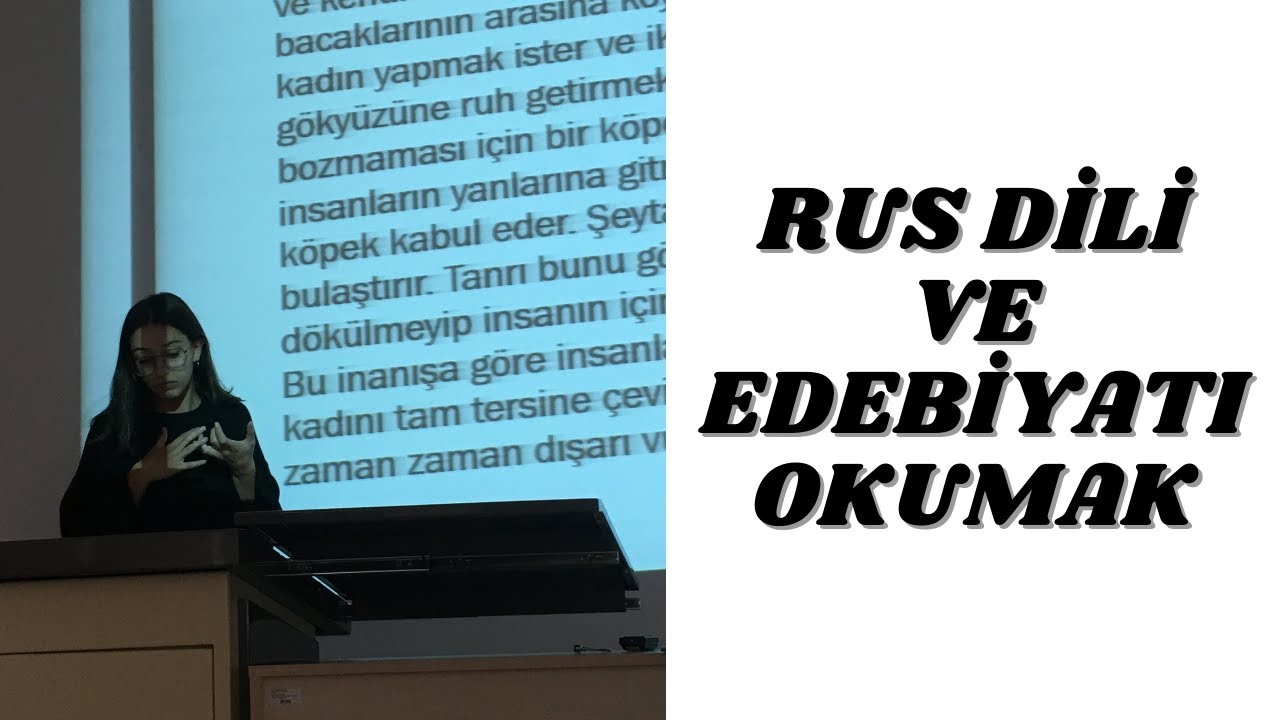 RUS DİLİ VE EDEBİYATI OKUMAK| Dilimizi nasıl geliştiririz? #anadoluüniversitesi