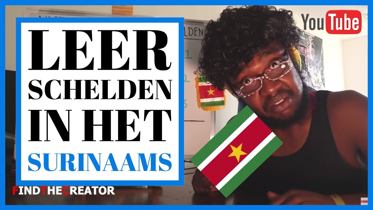 Leer schelden in het Surinaams met oom Kra (uit Suriname)!