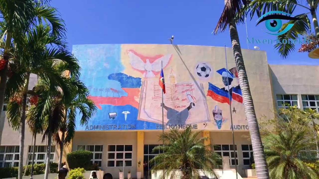 An'n al dekouvri campus université Limonade la, wi se Haïti 🇭🇹. 