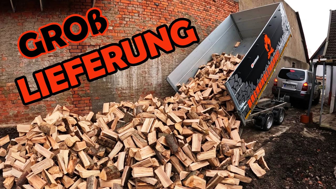 Die größte Brennholzbestellung des Jahres
