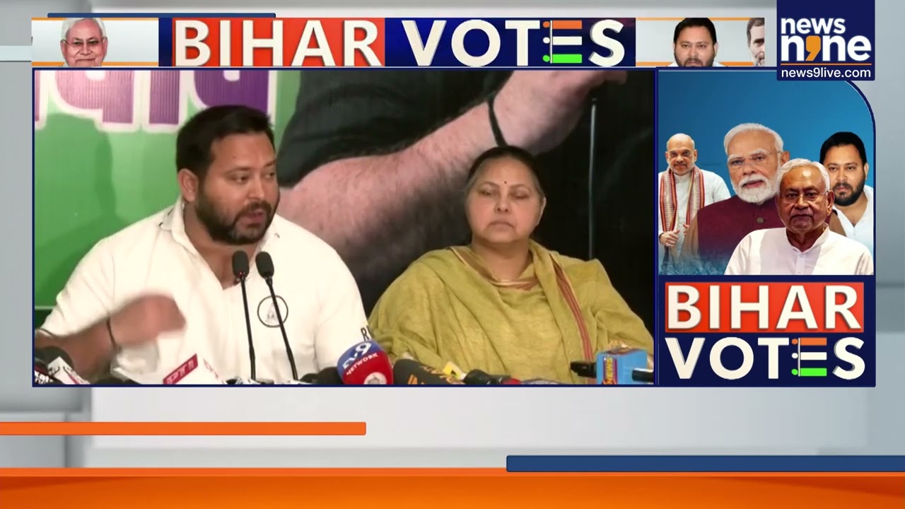 Tejashwi Yadav Slams NDA, Raises Electorate Concerns In Patna Press Conference | News9