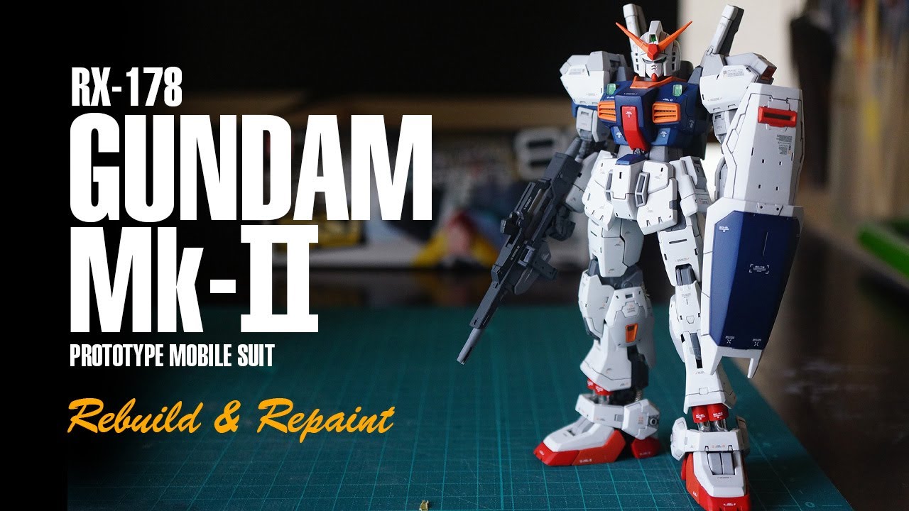足長改造！RG GUNDAM Mk-IIをリビルド＆リペイント！！【GUNPLA/ガンプラ全塗装 19機目】RG 1/144  GUNDAM Mk-II REBUILD & REPAINT