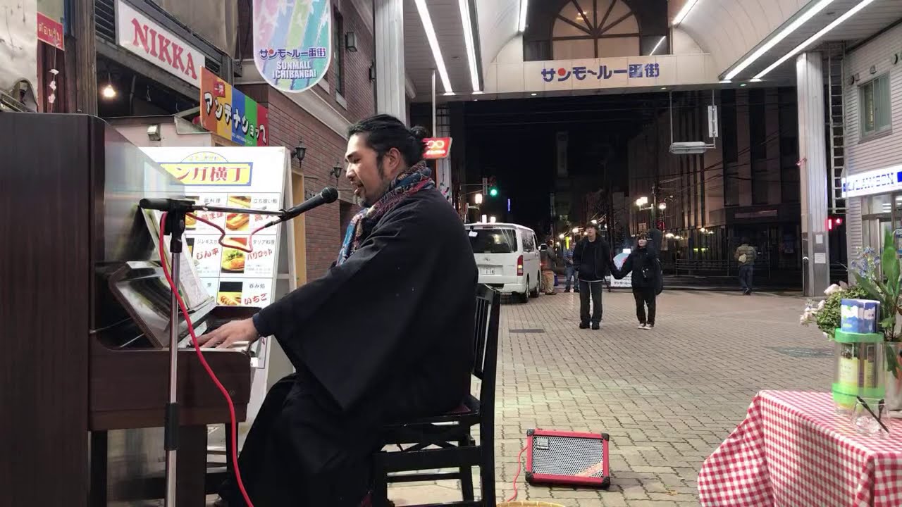 いいライブ動画　これぞストリートライブ　ラストがいい