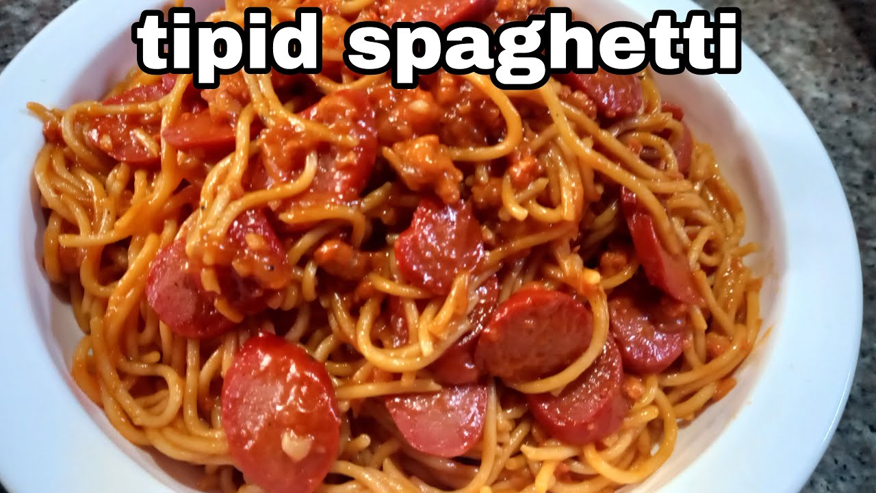 Filipino Style Tipid Spaghetti pero Masarap!
