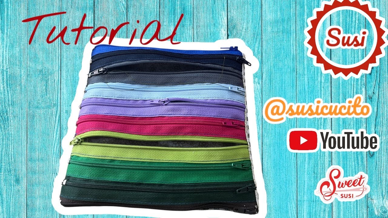 🌹 fantastica Idea con 10 cerniere TUTORIAL  cucito creativo  susi
