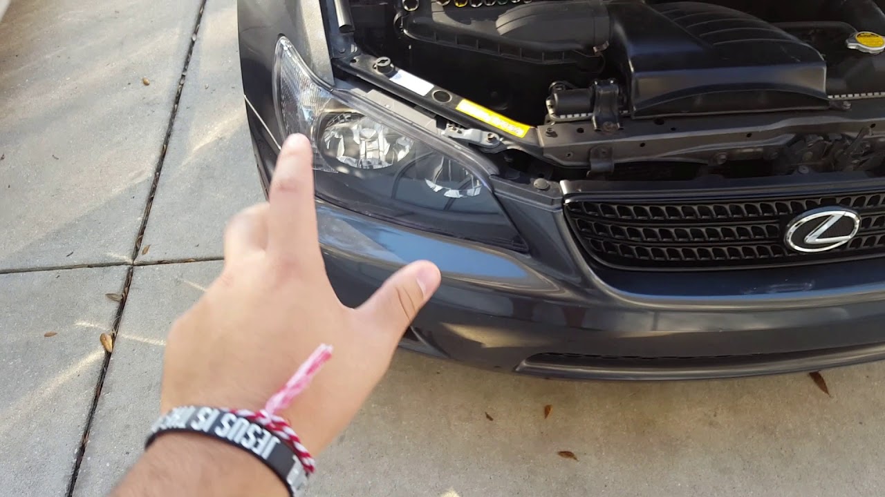 How To Manually Adjust IS300 Headlights!