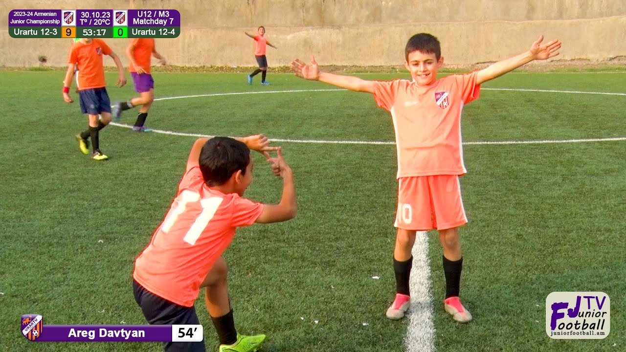Urartu 12-3 (10-0) Urartu 12-4 (30.10.23) 2023-24 AJC U12/M3, Matchday 7