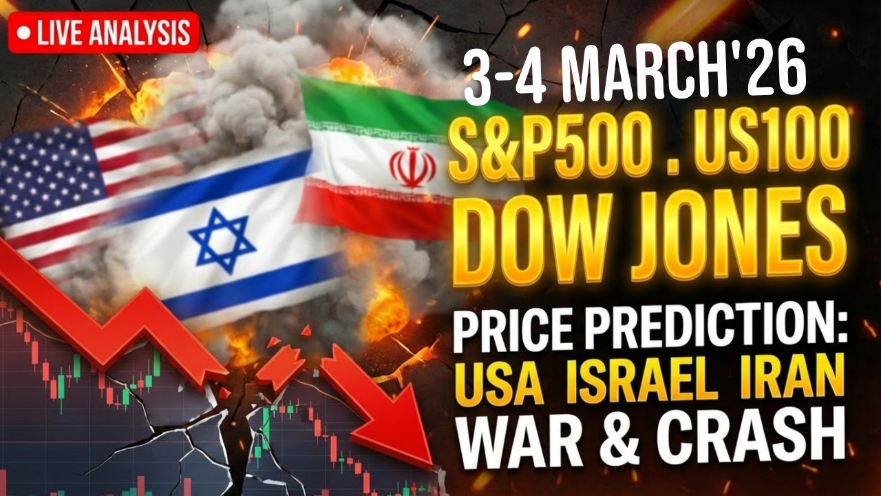 Crash More Today? US30 & Nasdaq 100 Analysis Today 3-4 Mar | Dow Jones & S&P500 Trading Strategy