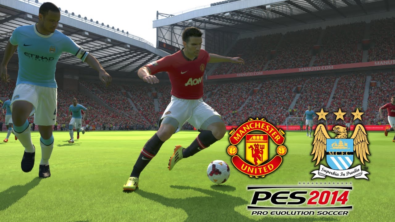 5 Minutes of Football: PES 2014 - Manchester United v Manchester City!