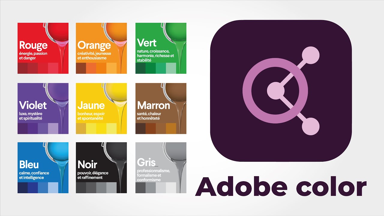 Adobe color: explorer et choisir des thèmes de couleurs adaptés à la vision daltonienne