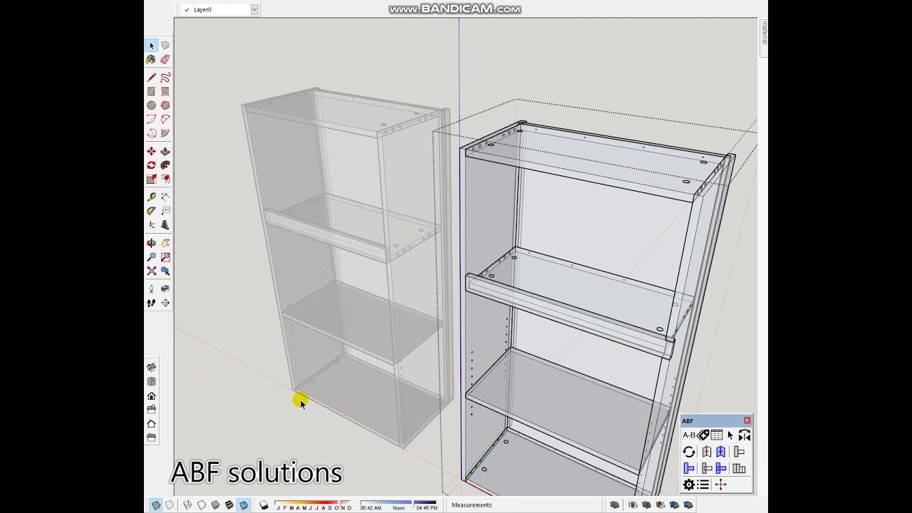 SkethUp tutorial Kitchen Basic- Vẽ Tủ Bếp cơ bản- Sản Xuất