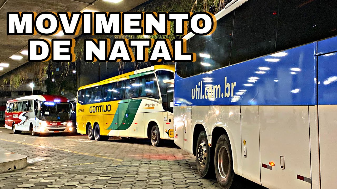 SUPER MOVIMENTADA! Rodoviária de BELO HORIZONTE Feriado de NATAL