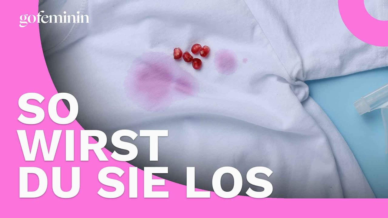 Wie wird man Obstflecken ganz einfach los?