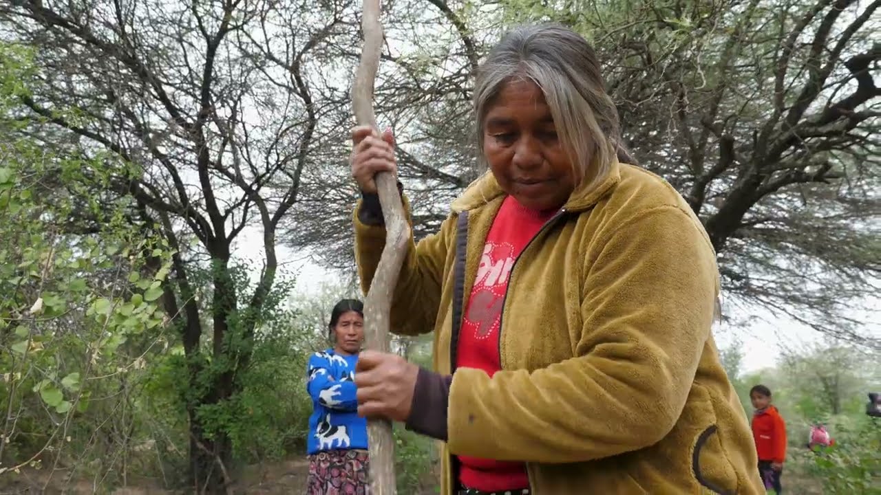 Elaboración de artesanías Wichí en chaguar - Grupo Atsinhay Ta Chumas (Alto de la Sierra - Salta)