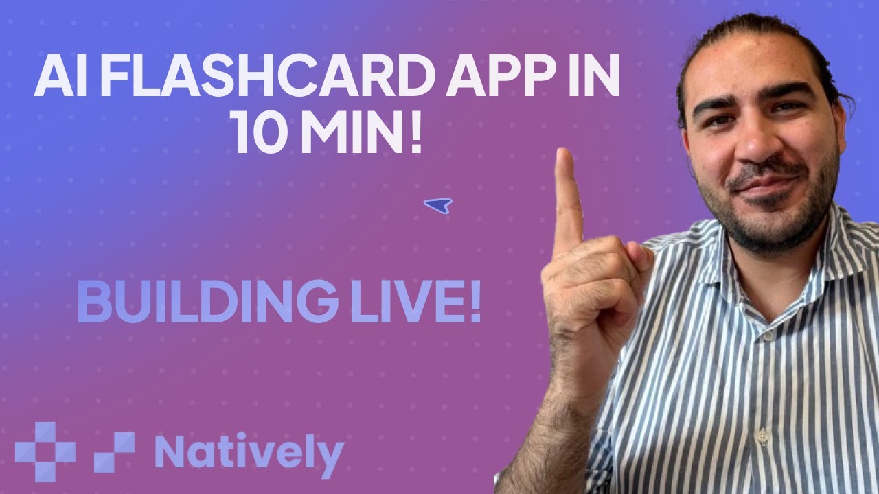 Build an AI Flashcard Study App Using Natively + Supabase (Full Walkthrough) – Day 12