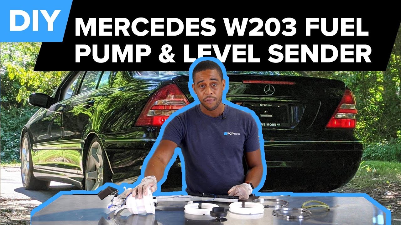 Mercedes C230 Fuel Filter Level Sender Replacement and Fuel Pump Removal DIY (Mercedes W203)