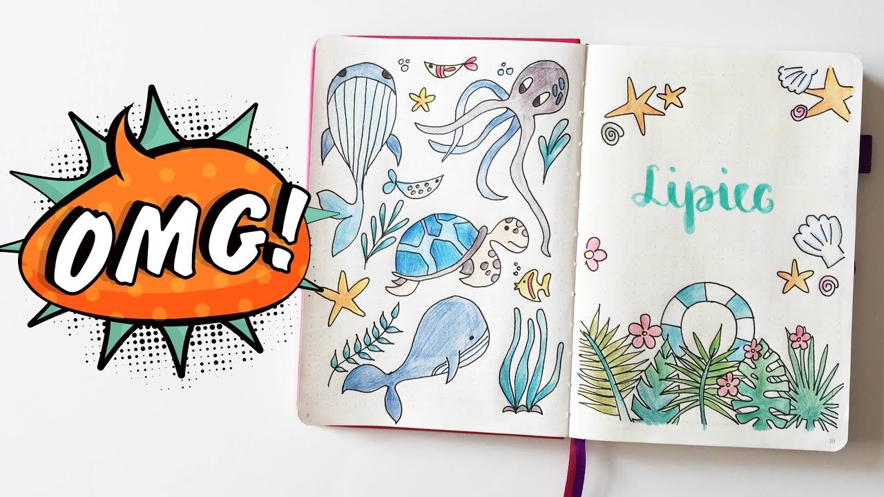 Lipiec w nowym bullet journal | Zaplanuj ze mną lipiec w Scribbles That Matter (Plan with me July)